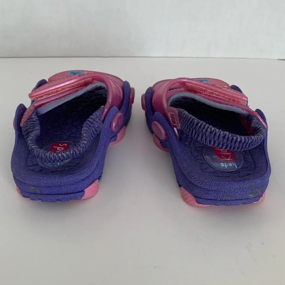 Keds Kids Water Shoes Sandals Baby Girls Size 5/6 Purple Pink Adjustable Straps